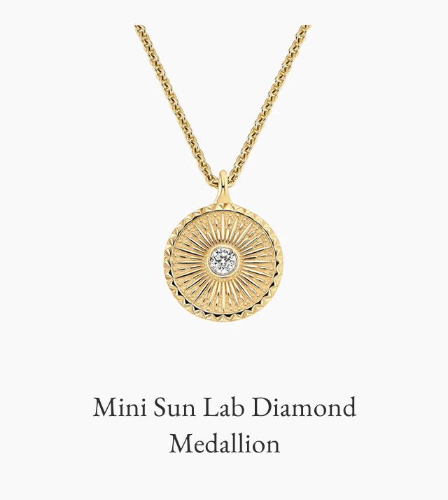 Mini Sun Lab Diamond Medallion