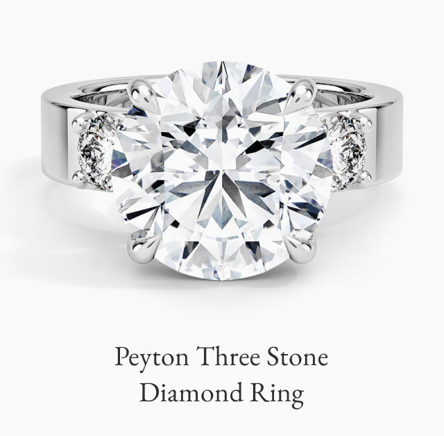 Peyton Three Stone Diamond Ring