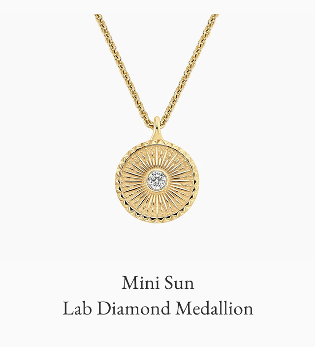 Mini Sun Lab Diamond Medallion 