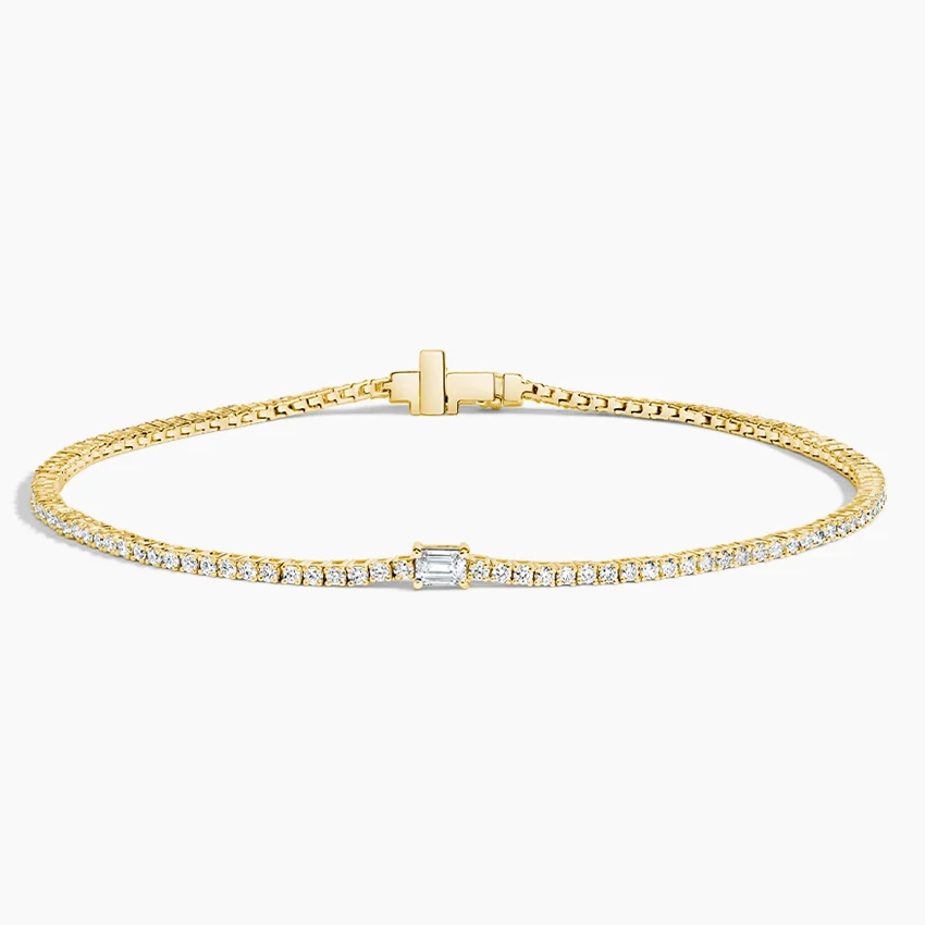 Beatrice Lab Diamond Tennis Bracelet 