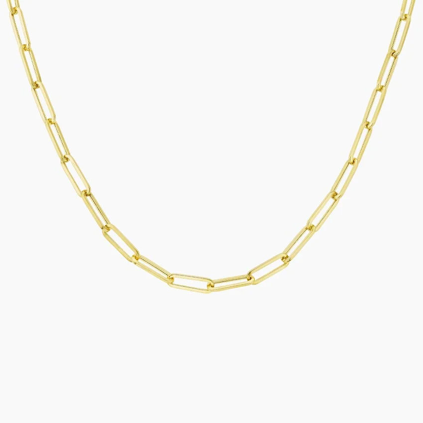 Devon 18 in. Paperclip Chain Necklace