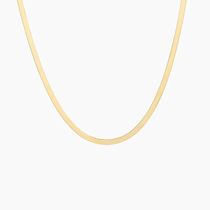 Dezi 18 in. Herringbone Necklace 