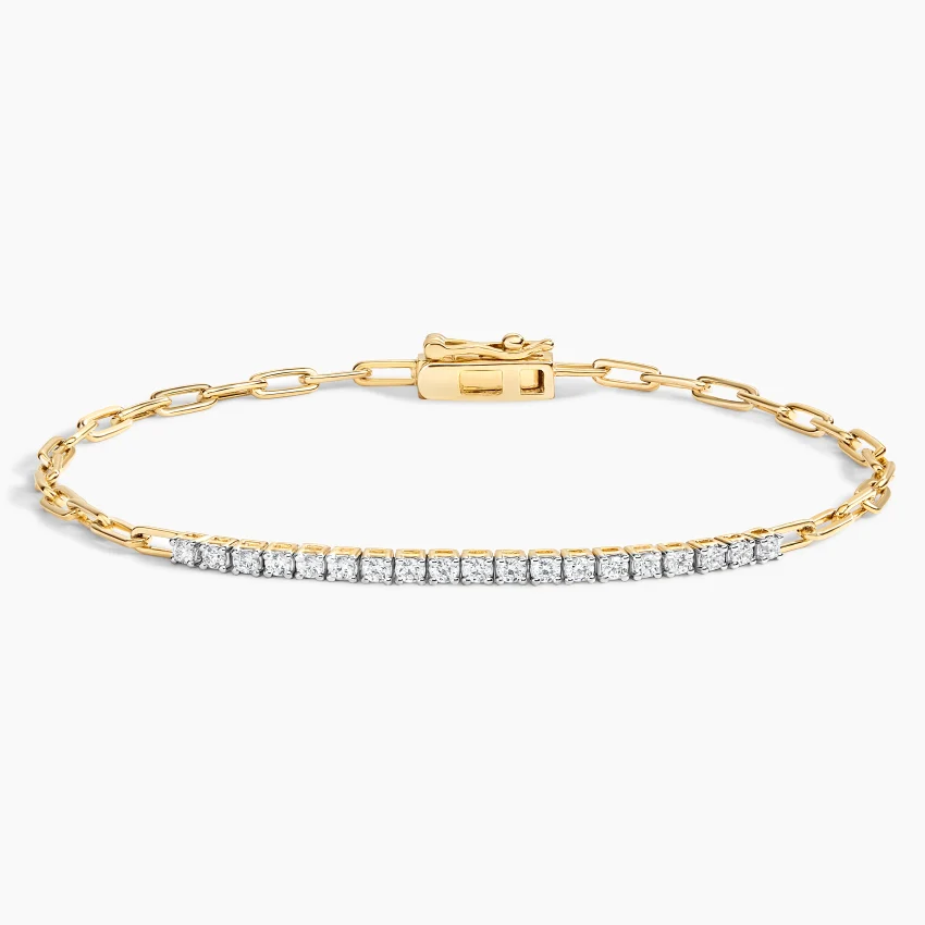 Paperclip Lab Diamond Tennis Bracelet