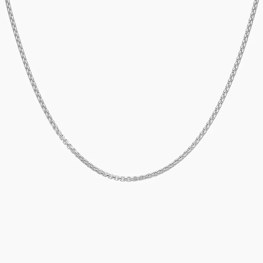 Riley 24 In. Box Chain Necklace