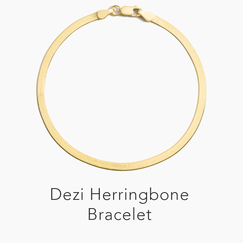 Dezi 7 in. Herringbone Bracelet 