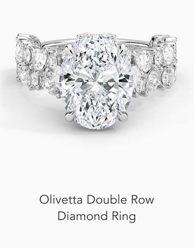 Olivetta Double Row Diamond Ring