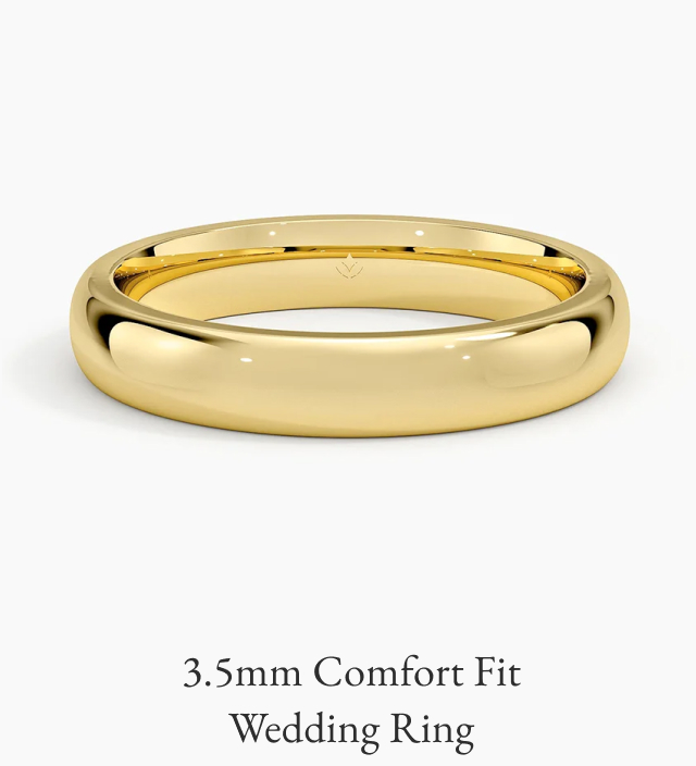 3.5mm Comfort Fit Ring