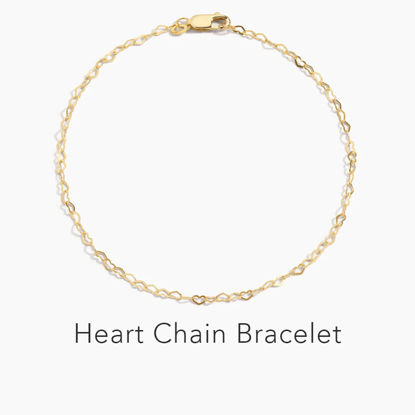 Heart Chain Bracelet