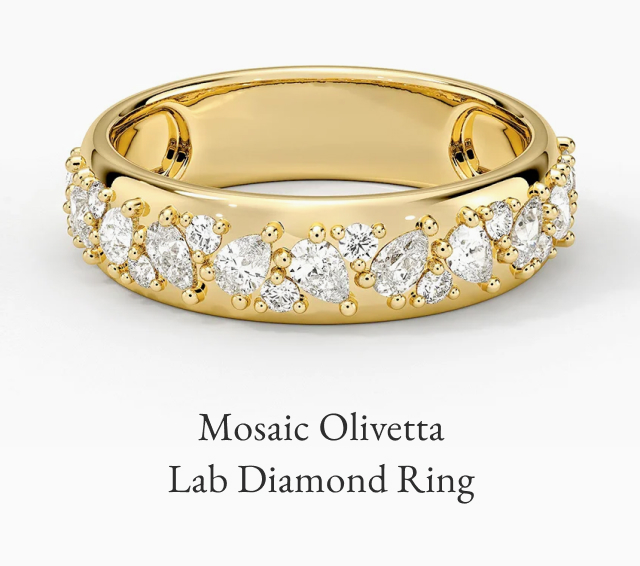 Mosaic Olivetta Lab Diamond Ring