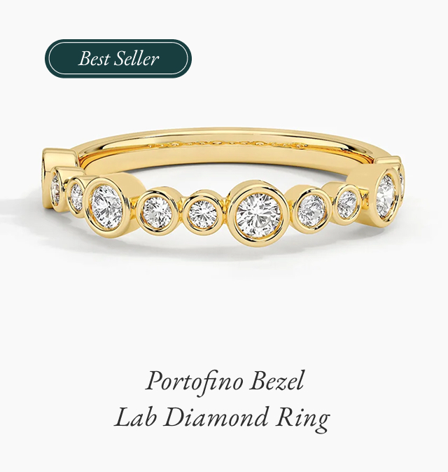Portofino Bezel Lab Diamond Ring 