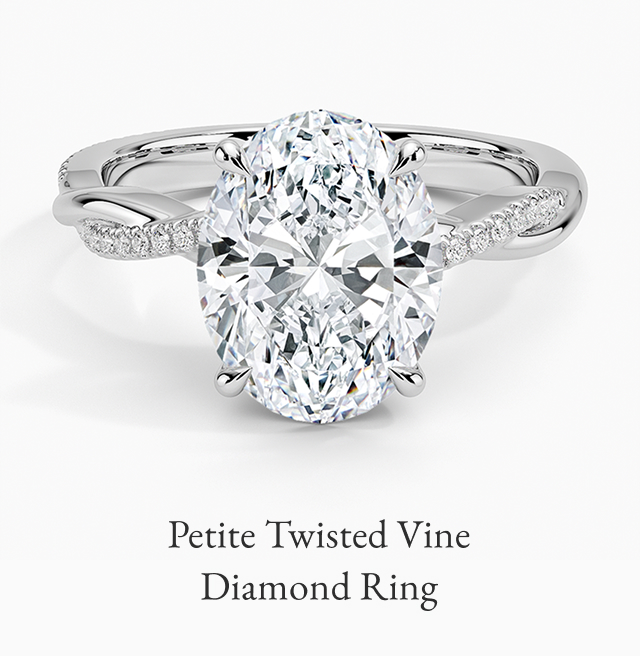 Petite Twisted Vine Diamond Ring