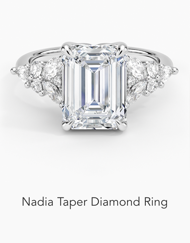 Nadia Taper Diamond Ring