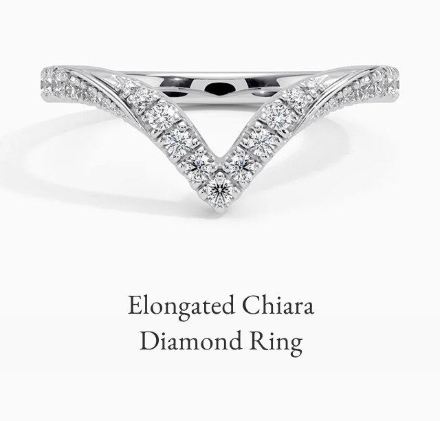 Elongated Chiara Diamond Ring