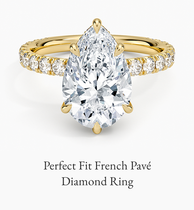 Perfect Fit French Pavé Diamond Ring