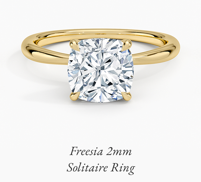 Freesia 2mm Solitaire Ring