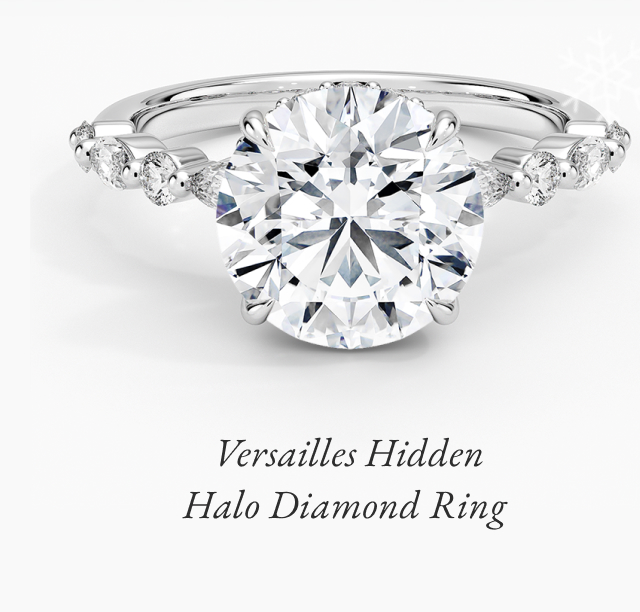 Versailles Hidden Halo Diamond Ring