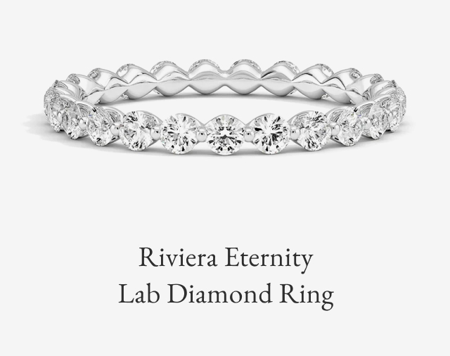 Riviera Eternity Lab Diamond Ring 