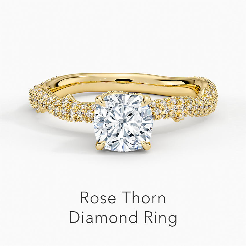 Rose Thorn Diamond Ring