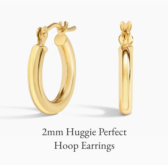 2mm Huggie Perfect Hoop Earrings