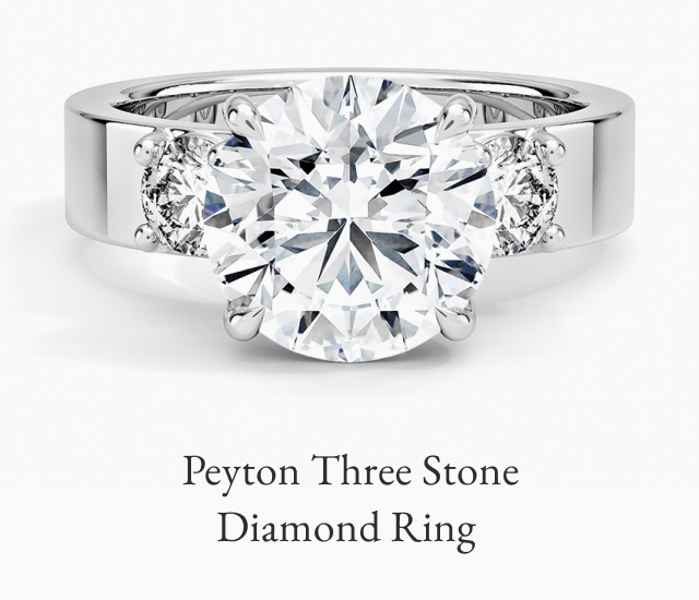 Peyton Three Stone Diamond Ring 
