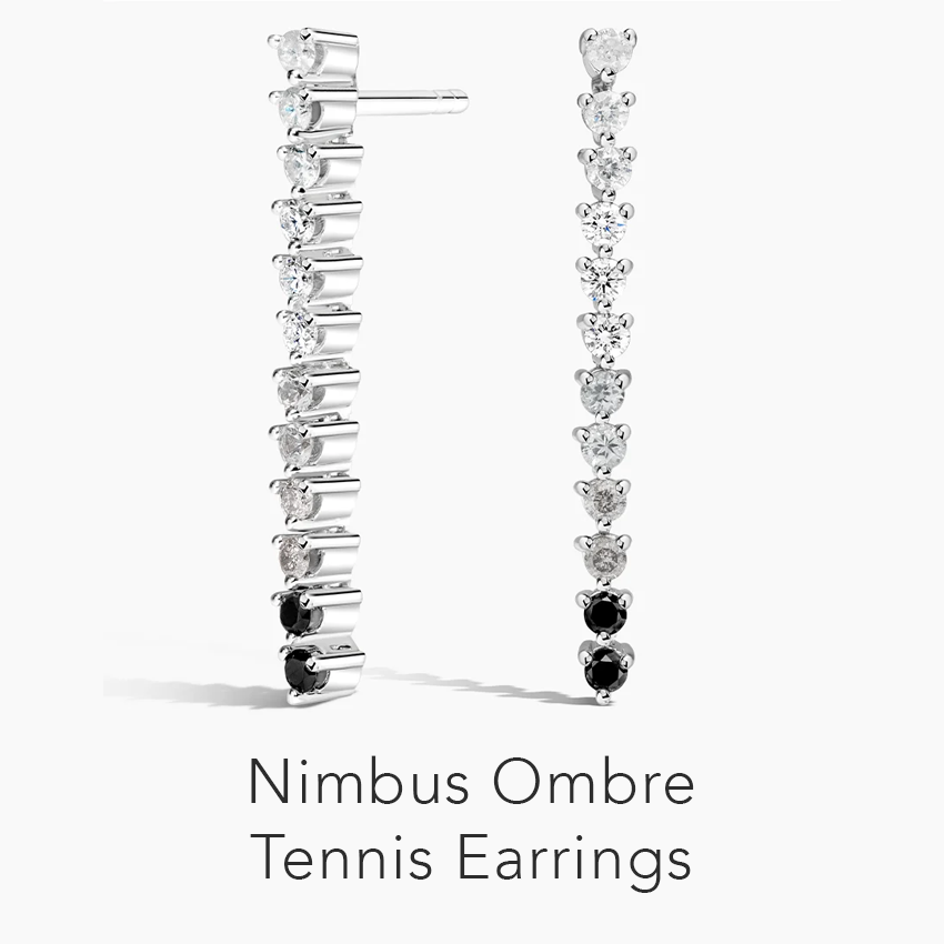 Nimbus Ombre Tennis Earrings