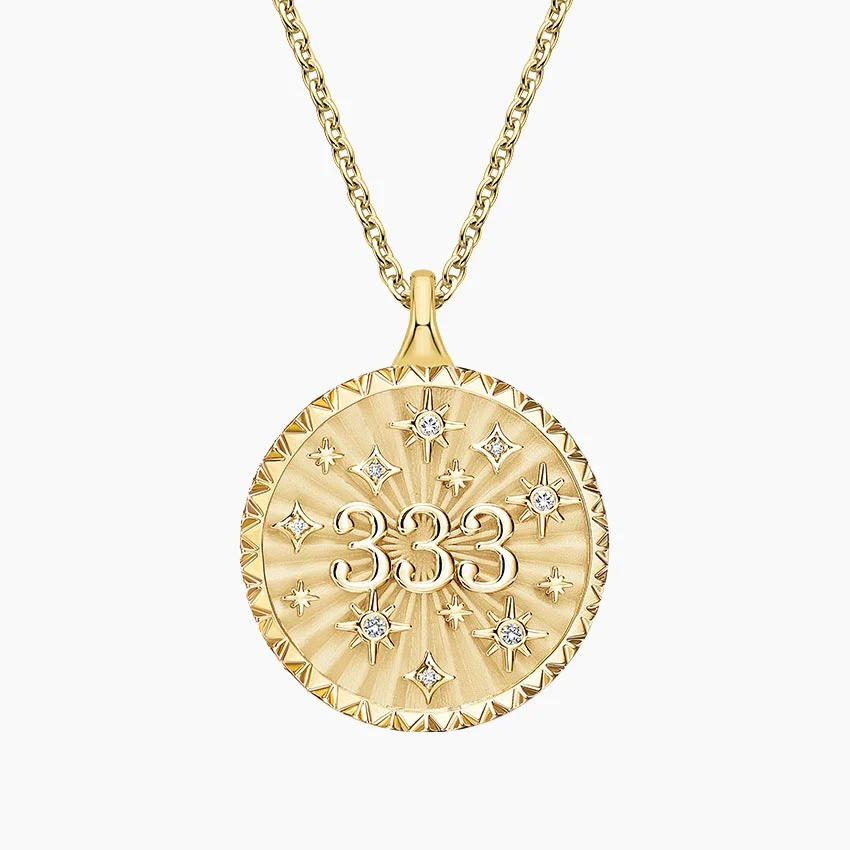 333 Growth Medallion Necklace