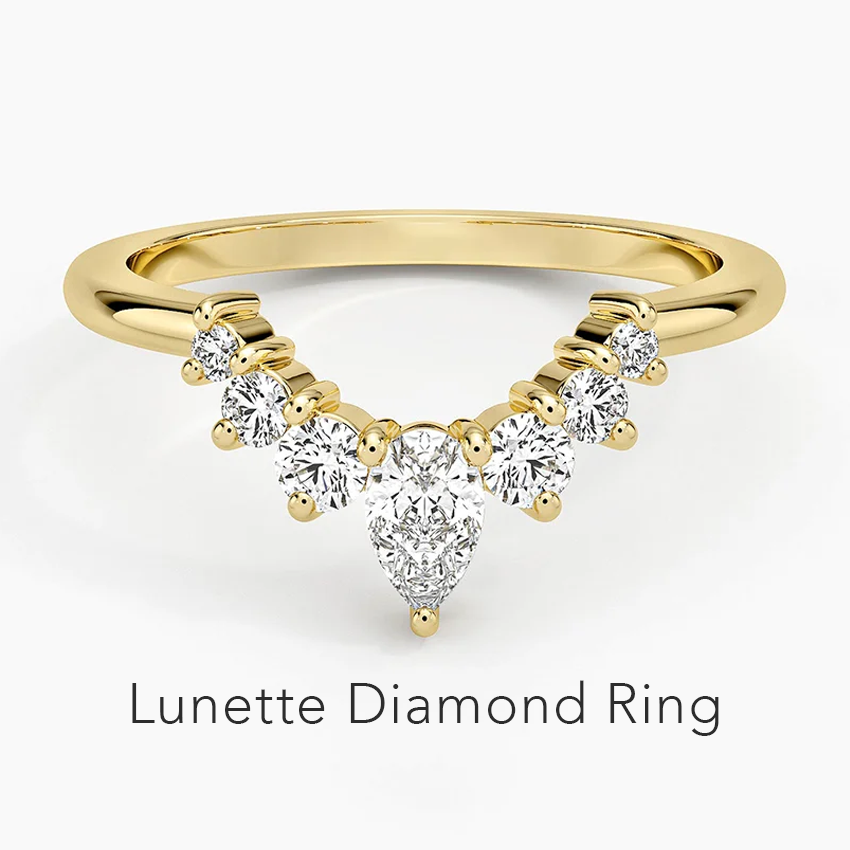 Lunette Diamond Ring