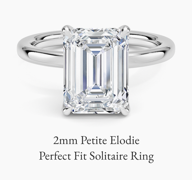 2mm Petite Elodie Perfect Fit Solitaire Ring