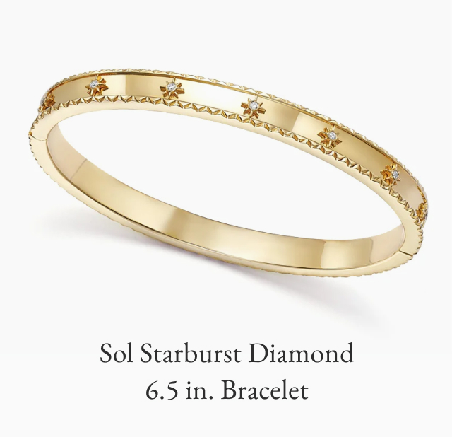 Sol Starburst Diamond 6.5 in. Bracelet 
