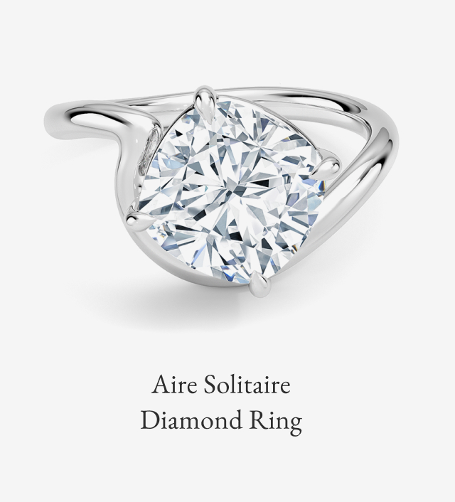 Aire Solitaire Ring
