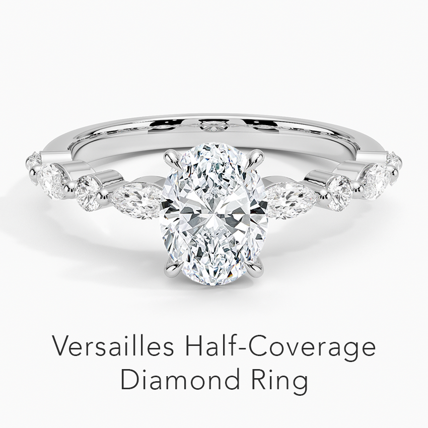 Versailles Half-Coverage Diamond Ring