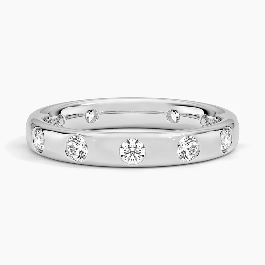 Cara Flush Set Eternity Lab Diamond Ring