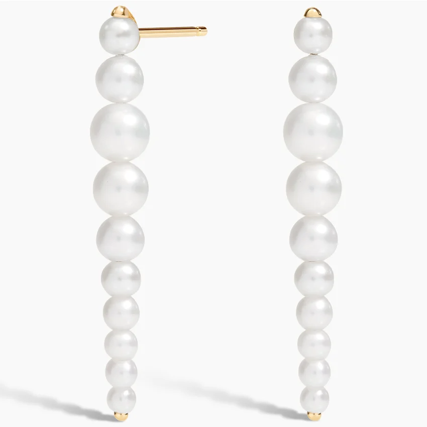 Delfina Cultured Pearl Drop Earrings