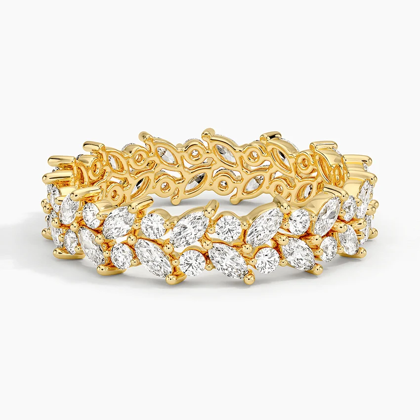 Jardiniere Lab Diamond Eternity Ring