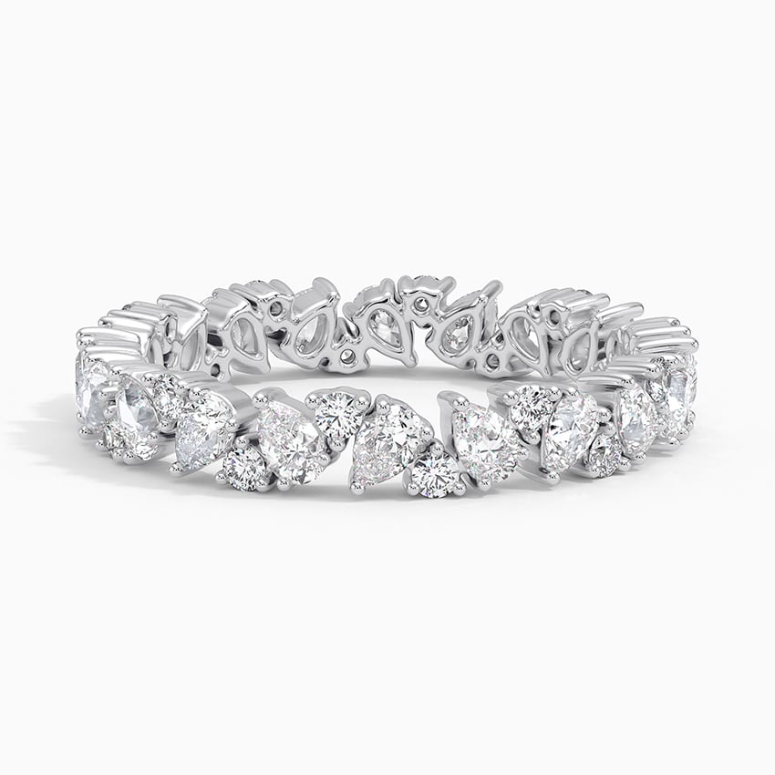 Olivetta Lab Diamond Eternity Ring