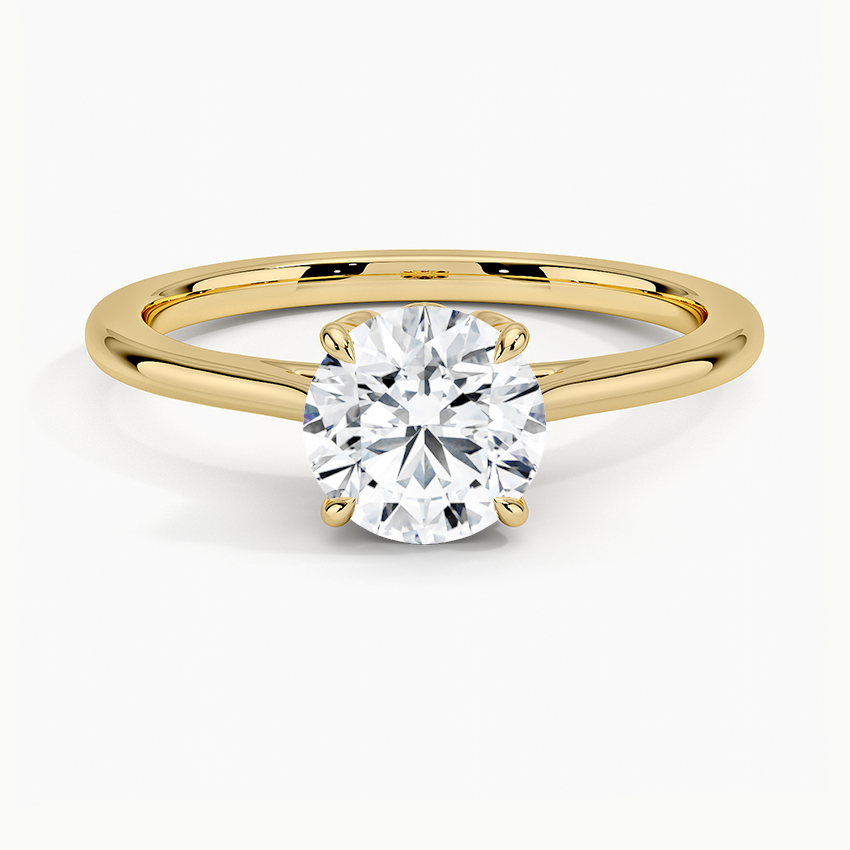 Petal Solitaire Ring