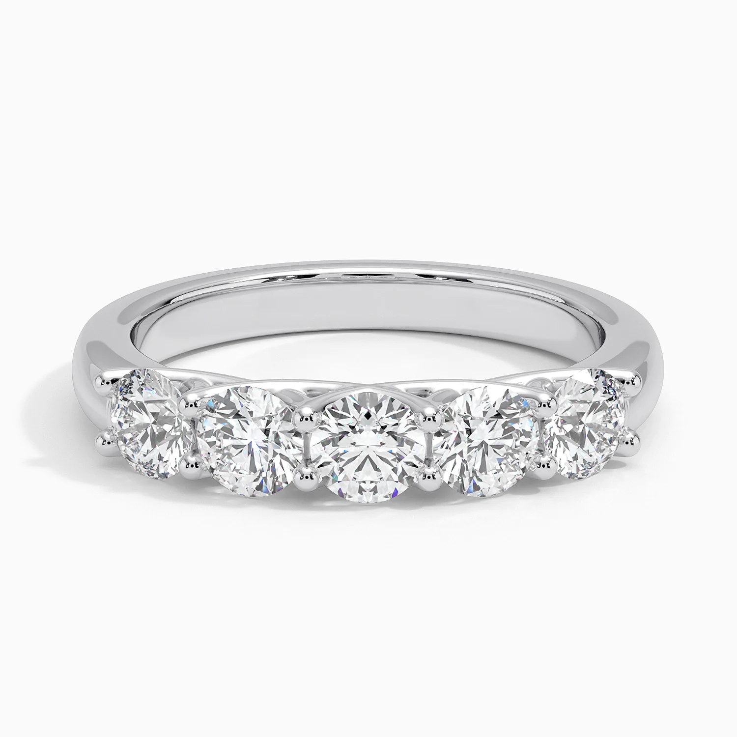 Premier Five Stone Trellis Diamond Ring 