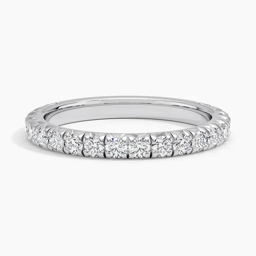 Sienna Three-Quarter Coverage Lab Diamond Ring