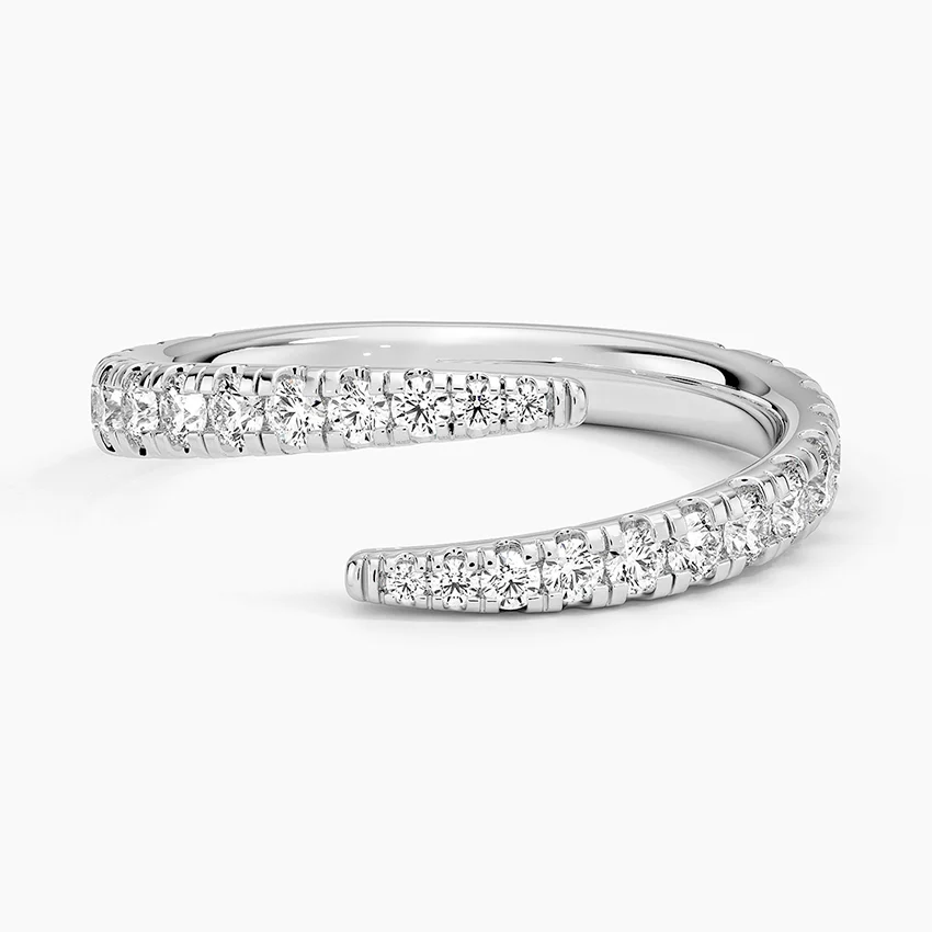 Sonya Pavé Lab Diamond Wrap Ring