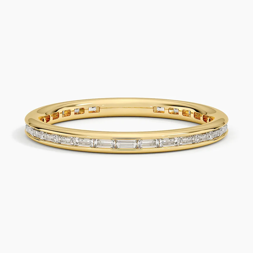 Tabitha Channel Set Baguette Eternity Lab Diamond Ring