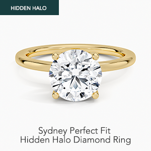 Sydney Perfect Fit Hidden Halo Diamond Ring 