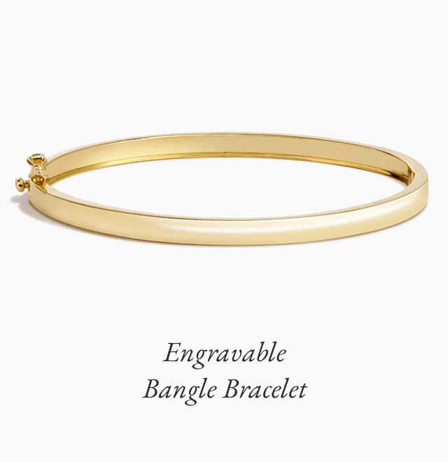Engravable Bangle Bracelet