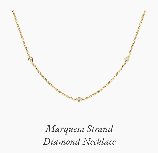 Marquesa Strand Diamond Necklace
