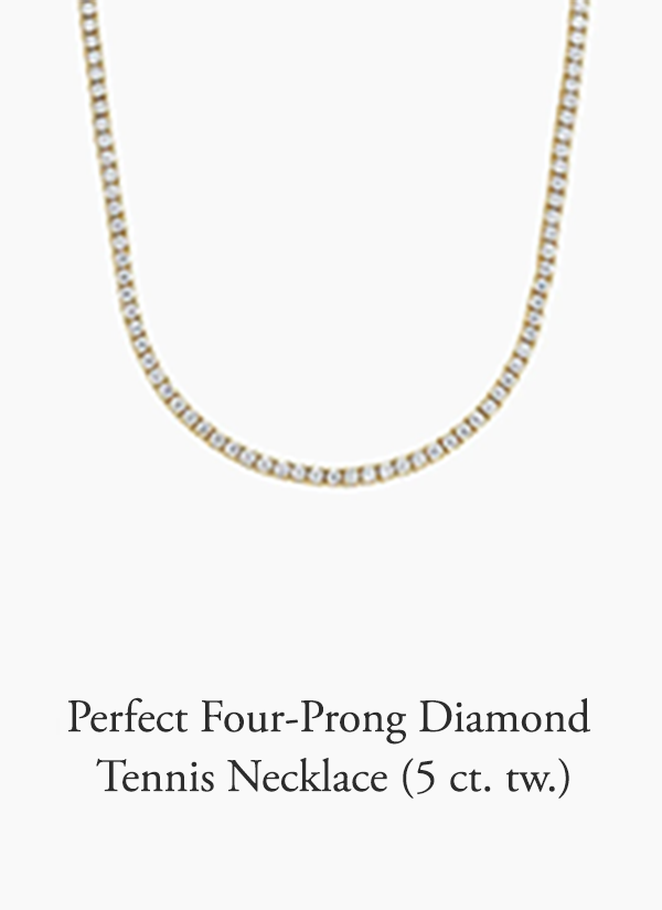 Perfect Four-Prong Diamond Tennis Necklace (5 ct. tw.)