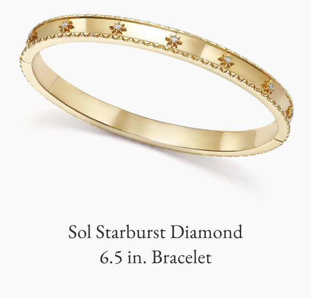 Sol Starburst Diamond 6.5 in. Bracelet