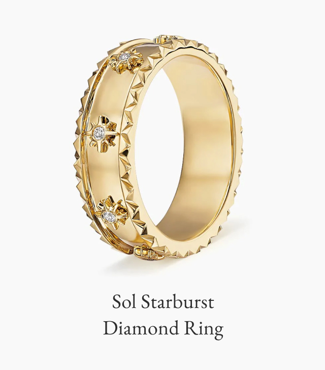 Sol Starburst Diamond Ring