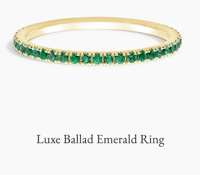 Luxe Ballad Emerald Ring