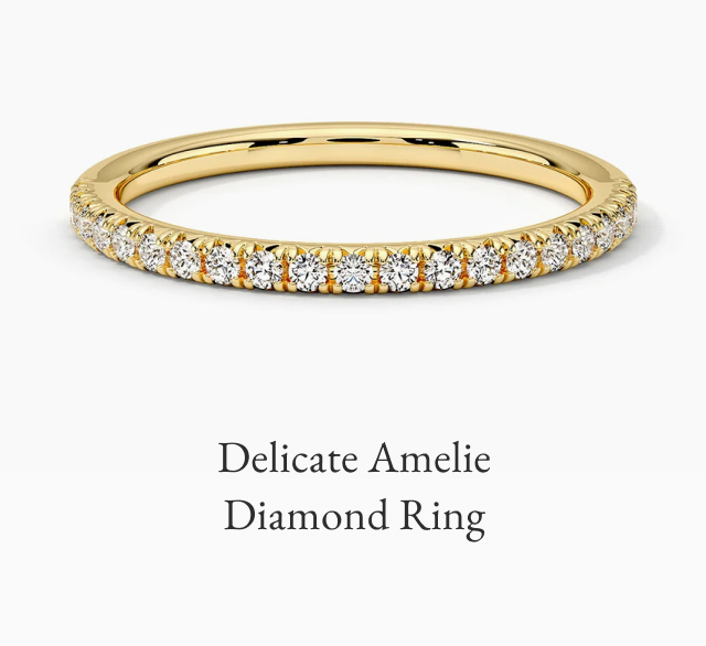 Delicate Amelie Diamond Ring