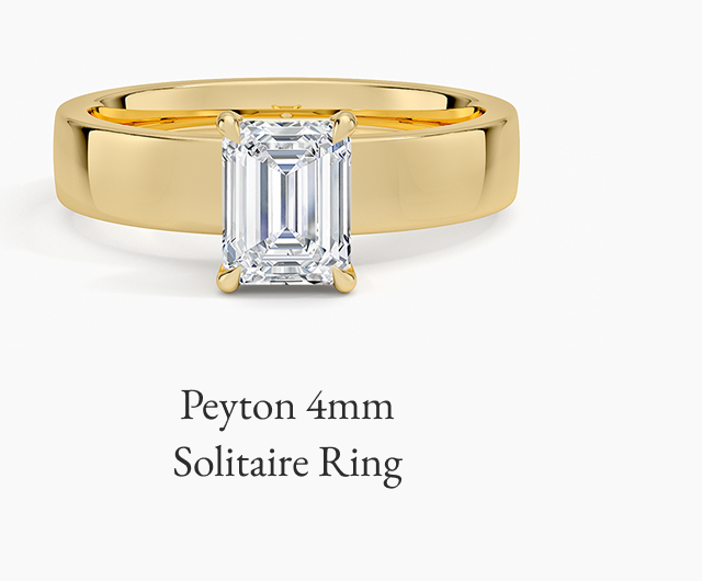 Peyton East-West Solitaire Ring