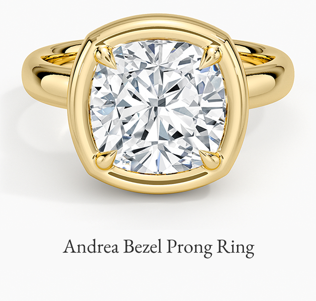 Andrea Bezel Prong Ring